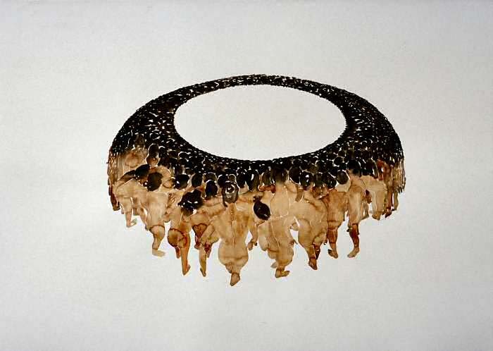 Jaco's Ring: aquarel, 100x140 cm, 2003, Coll. Loose, Amsterdam